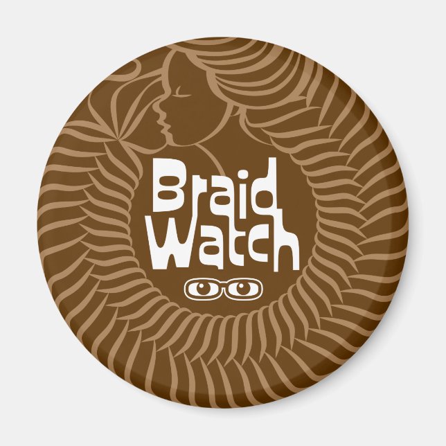 Braid Watch Kühlschrankmagnet (Vorne)