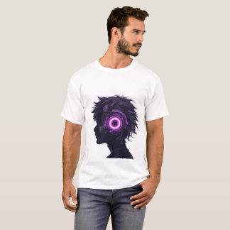Brain AFK – Minimal Tech Konzeptdesign T-Shirt