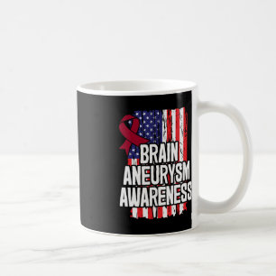Brain Aneurysm Awareness Ribbon Kaffeetasse