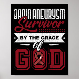 Brain Aneurysm Survivor Medical Bedingung Aneurysm Poster