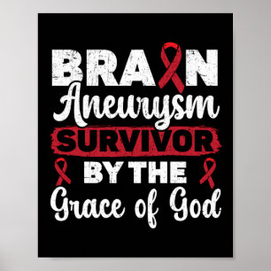 Brain Aneurysm Survivor Medical Bedingung Aneurysm Poster
