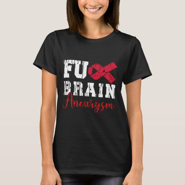 Brain Aneurysm Warrior Medical T-Shirt (Vorderseite)