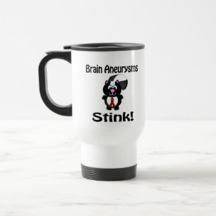 Brain Aneurysms Stink Skunk Bewusstsein Design Reisebecher