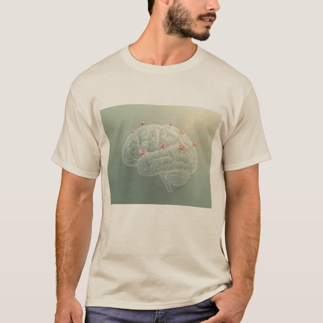 Brain Botanical Creativity T-Shirt (Vorderseite)
