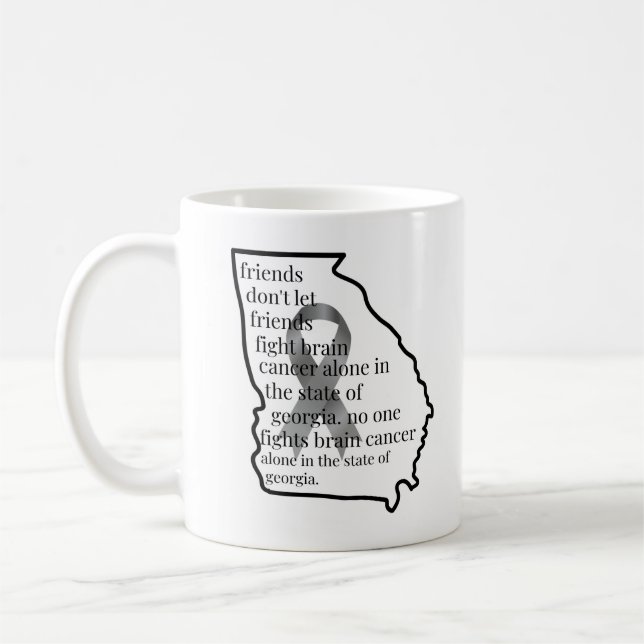 Brain Cancer Awareness in Georgia  Kaffeetasse (Links)