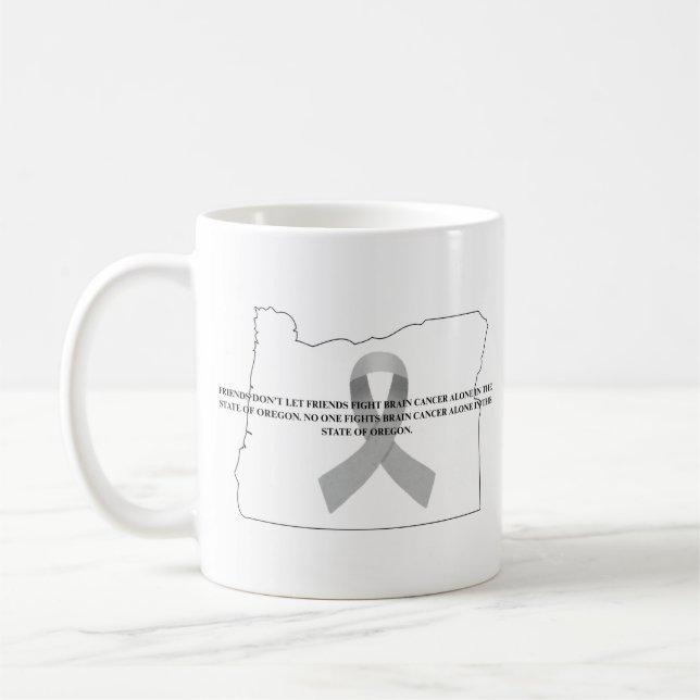 Brain Cancer Awareness in Oregon  Kaffeetasse (Links)