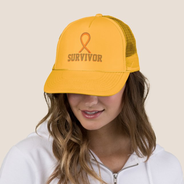 Brain Cancer Awareness Ribbon Cap oder Hat im Kind Truckerkappe (Beispiel)