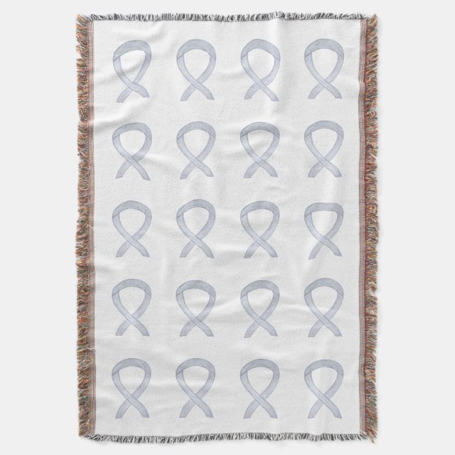 Brain Cancer Awareness Ribbon Throw Blankets Decke (Vorderseite Vertikal)