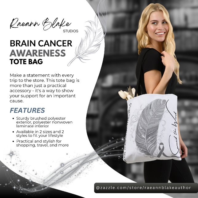 Brain Cancer Awareness Tote Bag Tasche (Von Creator hochgeladen)