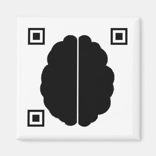 Brain Data Matrix Magnet (Vorne)
