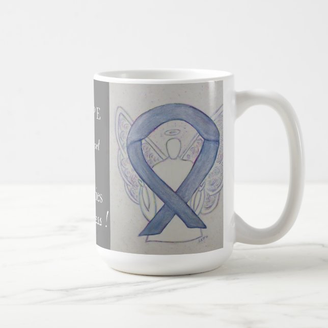 Brain Disabilities Awareness Ribbon Angel Tasse (Rechts)