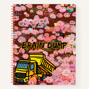 Brain Dump Funny Journal-Tagebuch Notizbuch