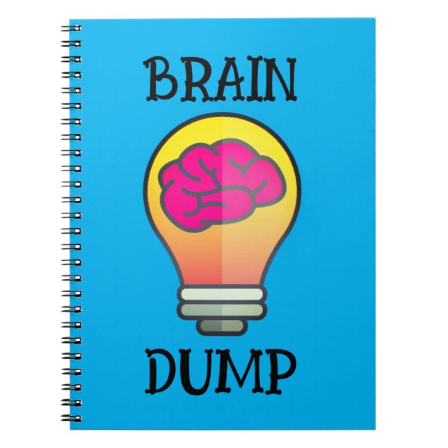 BRAIN DUMP NOTEBOOK NOTIZBLOCK (Vorderseite)