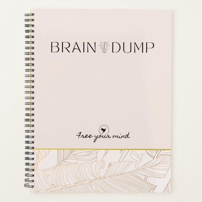 Brain Dump Planner Planer (Vorderseite)
