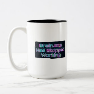 Brain.exe Funktioniert Nicht Mehr Lustiger Schalom Zweifarbige Tasse