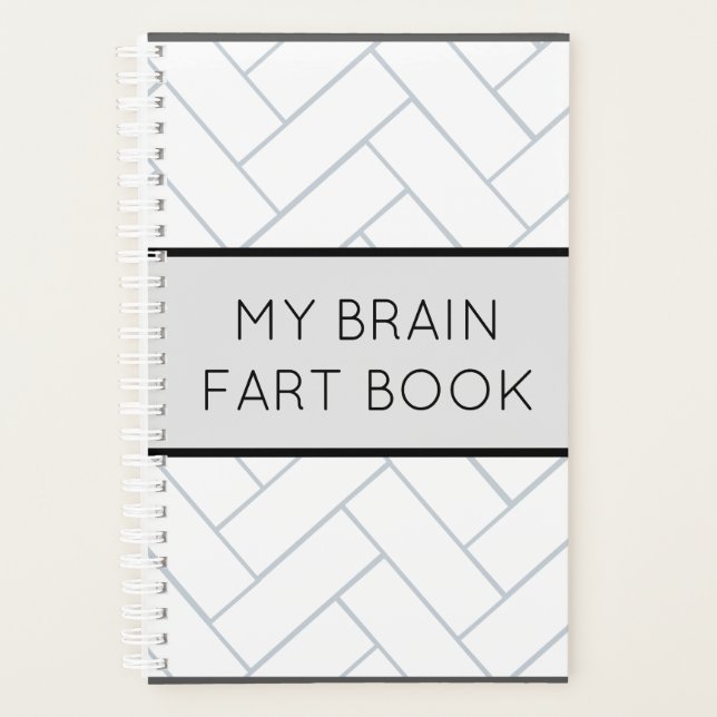 Brain Fart Book drôle Mot de passe et calendrier (Devant)