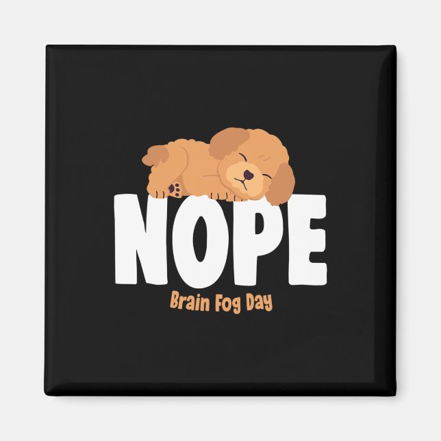 Brain Fog Day Lupus Bewusstsein Fibromyalgie Fibro Magnet (Vorne)