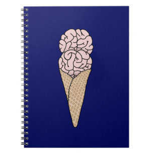 Brain Freeze Ice Creme Notizblock