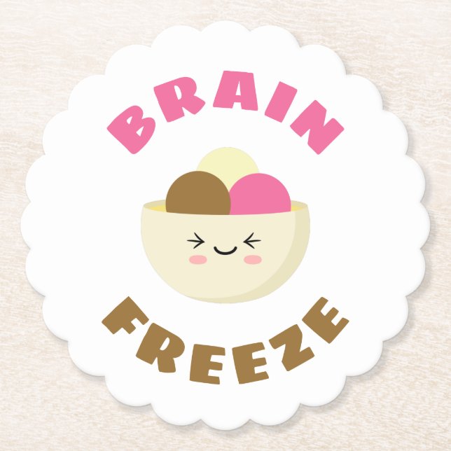 Brain Freeze Untersetzer (Vorderseite)