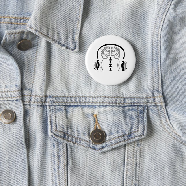 Brain Jam (Gray Matter) Button (Beispiel)