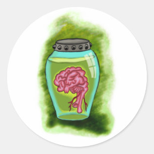 Brain Jar Sticker