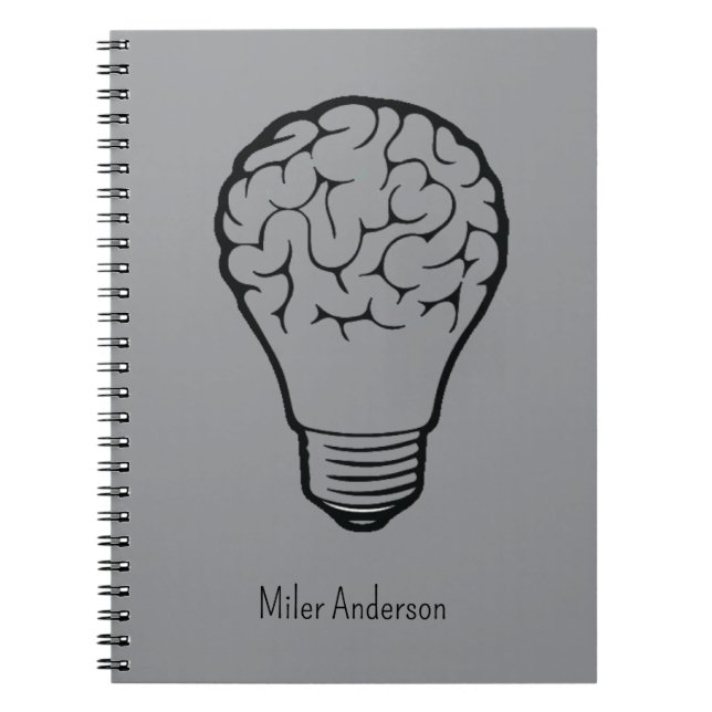 Brain Lamp - Creative Thinking Notebook- Mapping  Notizblock (Vorderseite)