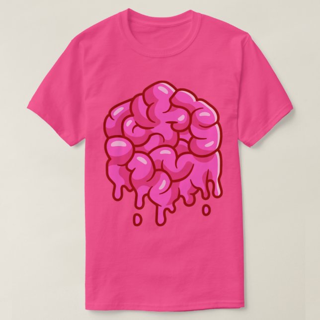 Brain Melt Cartoon T-Shirt (Design vorne)