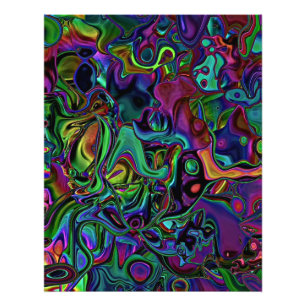 Brain Melt Foto Print