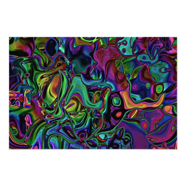 Brain Melt Foto Print (Vorne)