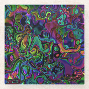 Brain Melt Glasuntersetzer