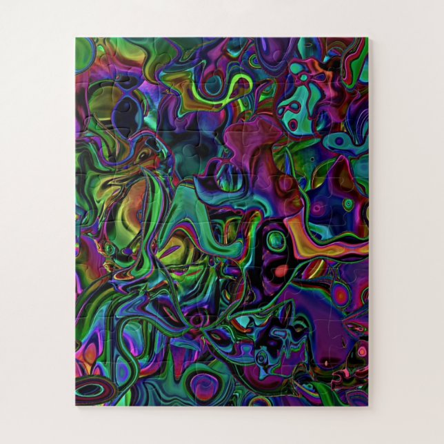 Brain Melt Jigsaw Puzzle (Vertikal)
