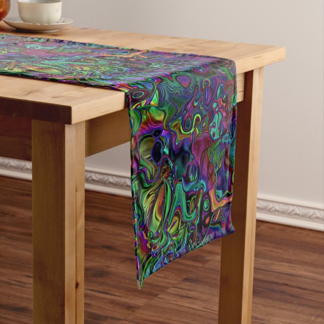 Brain Melt Kurz Table Runner Mittelgroßer Tischläufer (Beispiel)