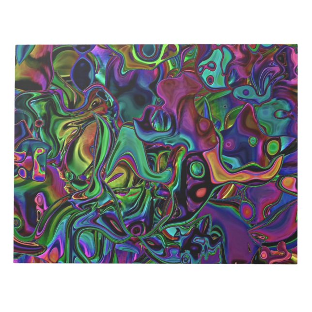 Brain Melt Notepad Notizblock (Vorderseite)