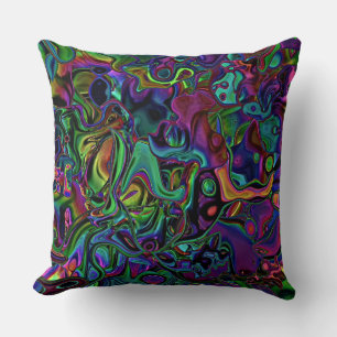 Brain Melt Throw Kissen