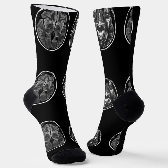 Brain Mri Scan Socken (Gewinkelt)