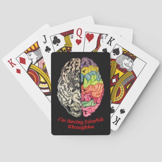 Brain on Deck Playing Cards Spielkarten (Rückseite)