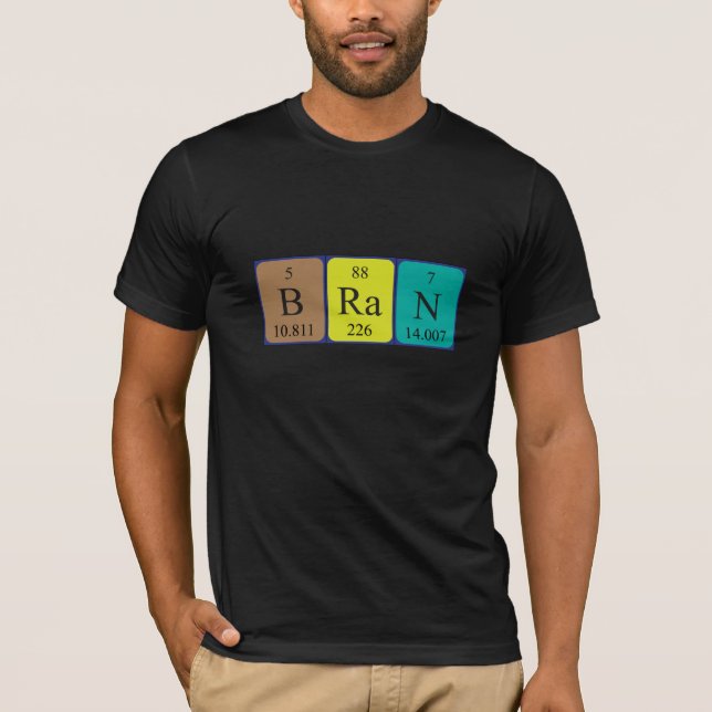 Brain Periodenname Shirt (Vorderseite)