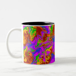 Brain Porridge in Abstrakt Zweifarbige Tasse