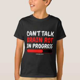 Brain Rot Shirt für Kinder Brainrot Wort des Jahre