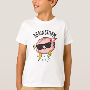 Brain Storm Funny Weather Pun T-Shirt