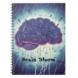 Brain Storm Spiral Notebook Notizblock