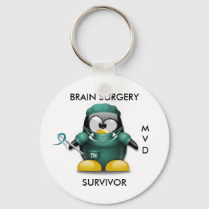 Brain Surgery Survivor Keychain Schlüsselanhänger
