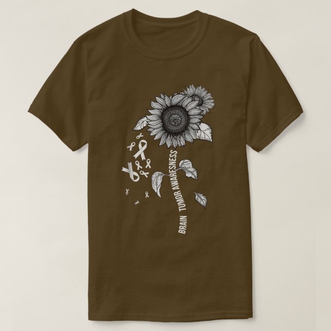Brain Tumor Awareness Cancer Shirt Brain Cancer Su (Design vorne)