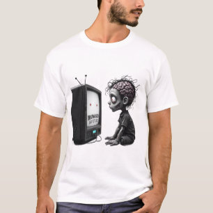 Brain Washed No Future - Edgy Dark Graphic T-Shirt