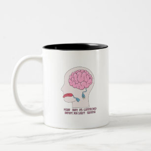 Brain Zweifarbige Tasse