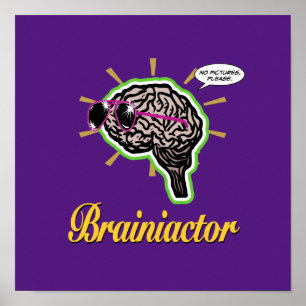 Brainiactor Lila BG Poster