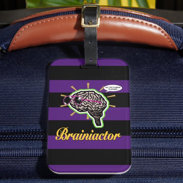 Brainiactor Stripes Gepäckanhänger (Vorderseite Insitu 2)