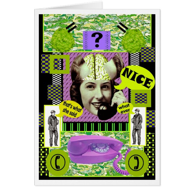 BRAINLADY CARD*NICE* (Vorne)