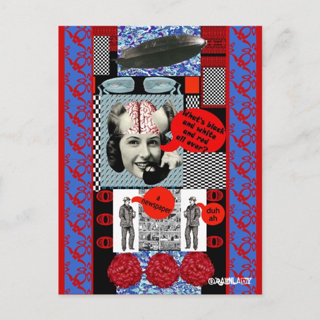 BRAINLADY Postcard Postkarte (Vorderseite)