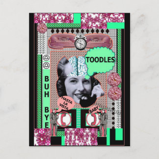BRAINLADY—TOODLES Postkarte